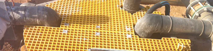 Molded FRP grating