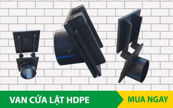 Phân tích cấu tạo Van cửa lật HDPE