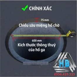 Cách đo kích thước nắp hố ga chính xác?